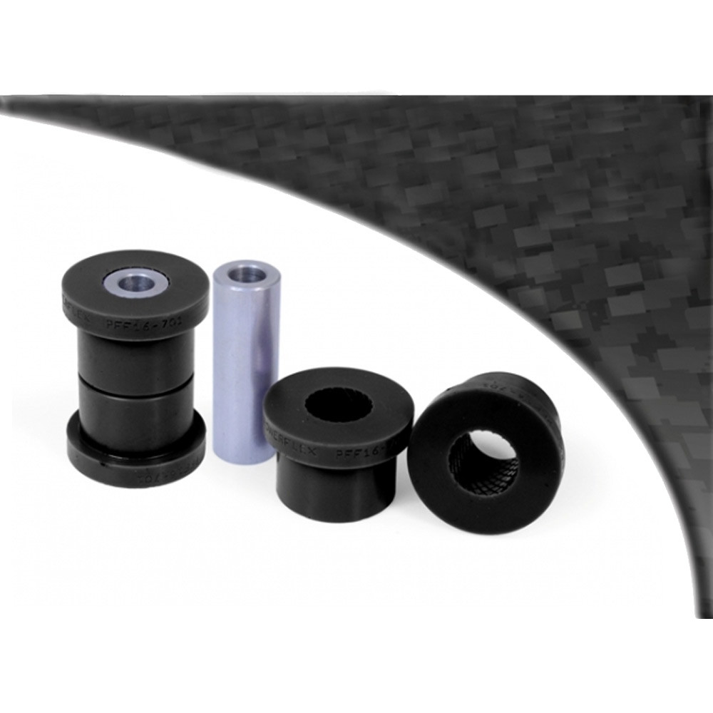 POWERFLEX silent block schwarz vorne Dreieckslenker Mutter 14mm von Fiat Stilo (01-10) - PF-F1670114-2N - PFF16-701-14BLK - 5055676533401
