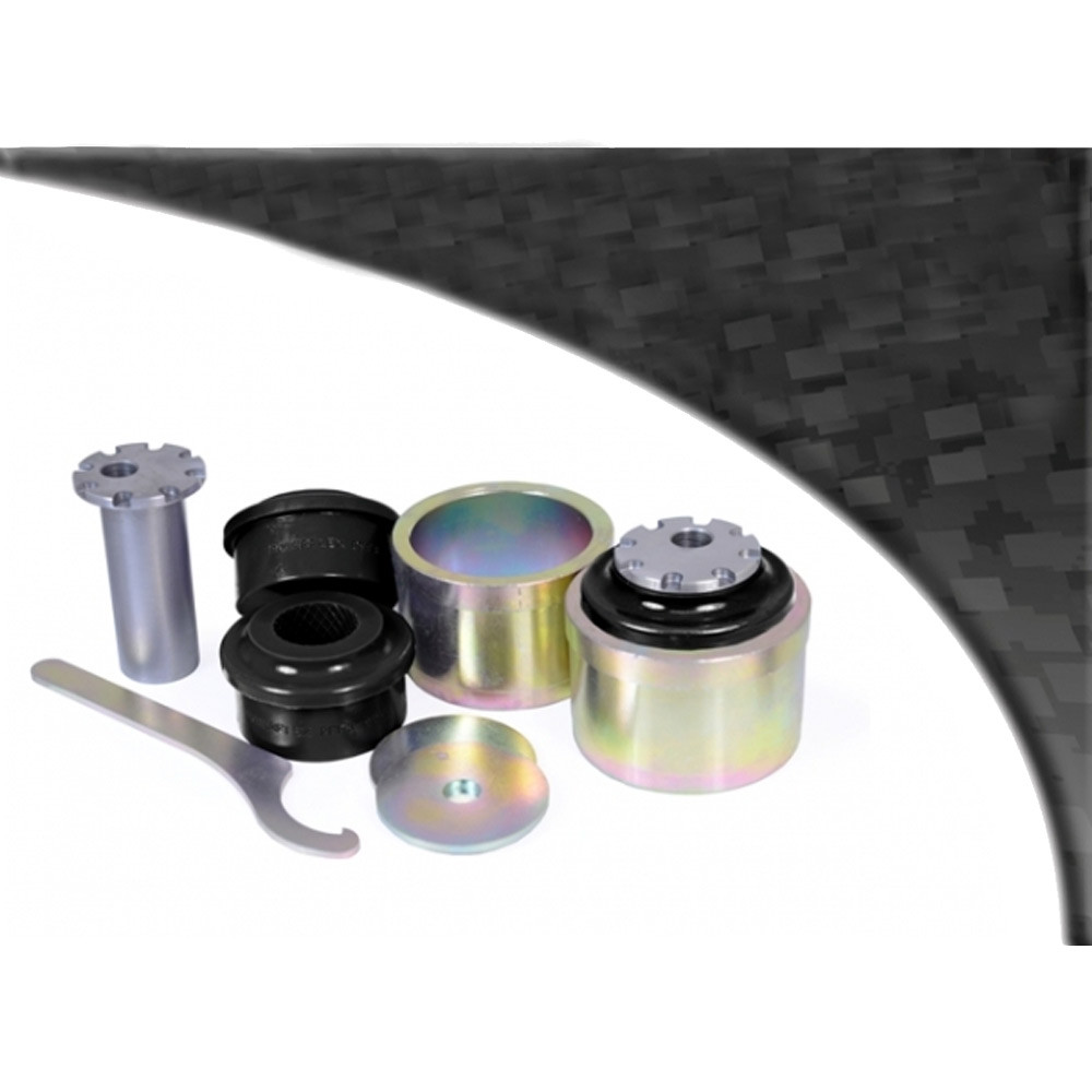POWERFLEX silent bloc schwarz Frontlenker unten verstellbar für Audi S4 von 09-16 - PF-F3802G-2N - PFF3-802GBLK - 5055676541574