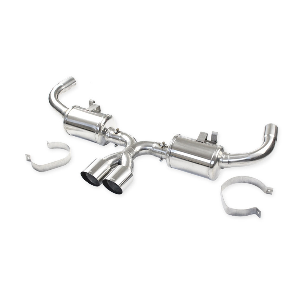 Silenziatore posteriore Inoxcar 2X90RA Porsche Cayman 718S 2.5i turbo dopo il 2016 - IC-POCAY05RA - POCAY.05.RA - 3661768398265