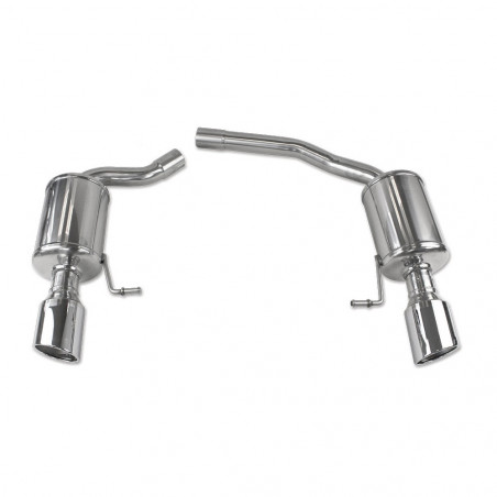 Echappement Inoxcar Silencieux Arrière 1X100 X-RACE droit+gauche AUDI A5 QUATTRO 2.7 TDI 190cv Coupé Cabrio 2007-2011