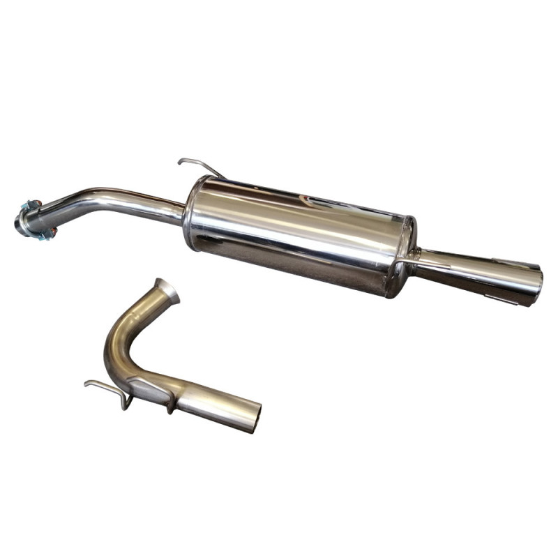 Terminale Inox Inoxcar Renault Clio 1 16s Dopo il 1996 Tipo Devil - IC-RECL04TYPED - RECL.04.TYPE.D - 3661768576366