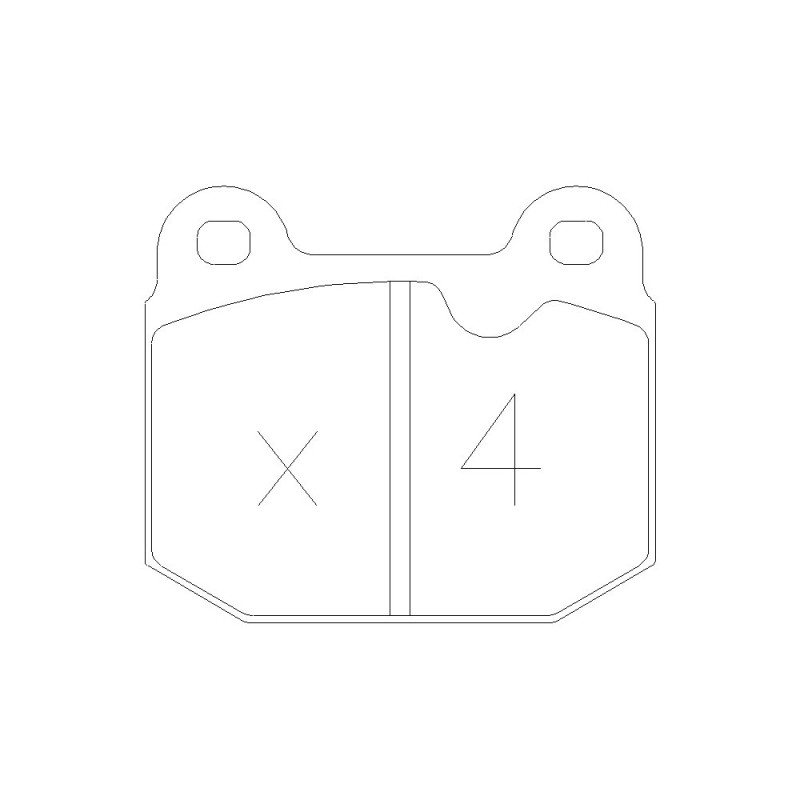GT2i Club Front brake pads for CATERHAM 7-Seven 1.6i 16V, 1.8i 16V 1992-  Brake calipers AP Racing - GT-PC0153 - 3661768552506