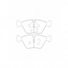 Plaquettes de frein GT2i Club Avant pour BMW Serie 3 (E36) M3 3.0i, 3.2i 1991-98 - Etriers de frein Ate 