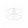 Pastiglie freno anteriori GT2i Club per PEUGEOT 106 1.6i Rallye, 1.6i 16V GTi 1991-05 - Pinze freno Ate 