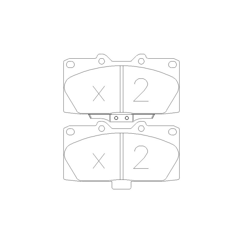 Plaquettes de frein GT2i Club Avant pour SUBARU Impreza (GE-GH-GR-GV) 2.0i 16V T 4wd WRX 08-14 - Etriers de frein Sumitomo - GT-PC4280 - 3661768552759