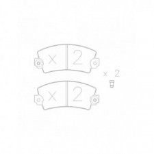 Pastiglie freno anteriori GT2i Race per RENAULT R5 Alpine Turbo 1.4 Turbo Rallye - Pinze freno Bendix