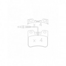 Bremsbeläge GT2I Race vorne für CITROEN AX