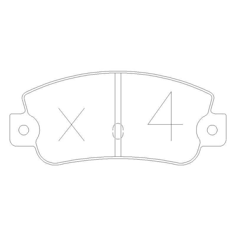 Bremsbeläge GT2I Race hinten LANCIA Delta 2.0 16V HF Integrale (831AB.026) 03.89 - 09.91 - GT-PR0650T - 3661768553077