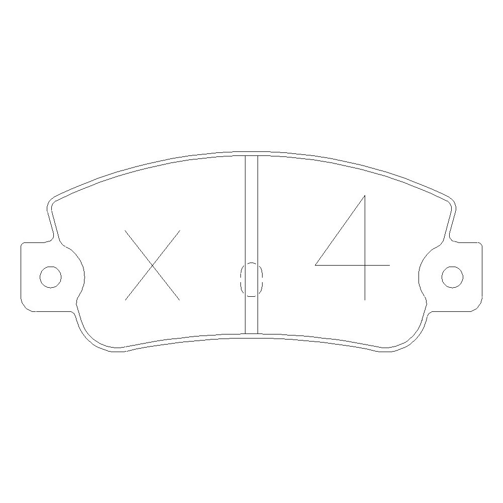 Bremsbeläge GT2I Race hinten LANCIA Delta 2.0 16V HF Integrale (831AB.026) 03.89 - 09.91 - GT-PR0650T - 3661768553077
