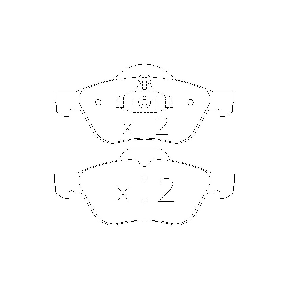 Plaquettes de frein GT2i Race Avant pour RENAULT Twingo 1.6i 16V RS 2007-14 - Etriers de frein Ate  - GT-PR3441T - 3661768553404