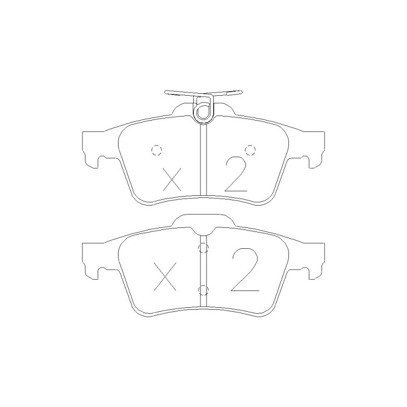 Bremsbeläge GT2I Race hinten FORD Focus 2.5 ST 10.05 - - GT-PR3461T - 3661768553411