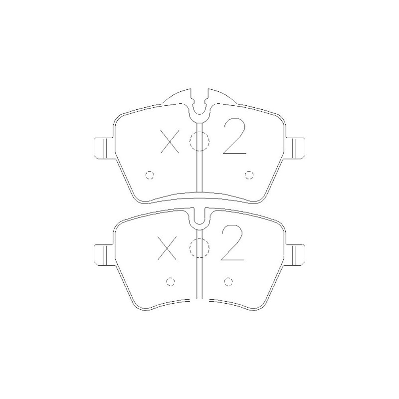 Bremsbeläge GT2I Race vorne MINI (R50-R52-R53) 1.6i 16V Turbo JCW 03-07 - GT-PR7840T - 3661768553565