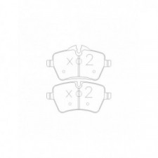 Pastiglie freno anteriori GT2i Race per MINI Mini (R56-R57-R58-R59) 1.6i 16V Turbo S 2007-15 - Pinze freno Trw 