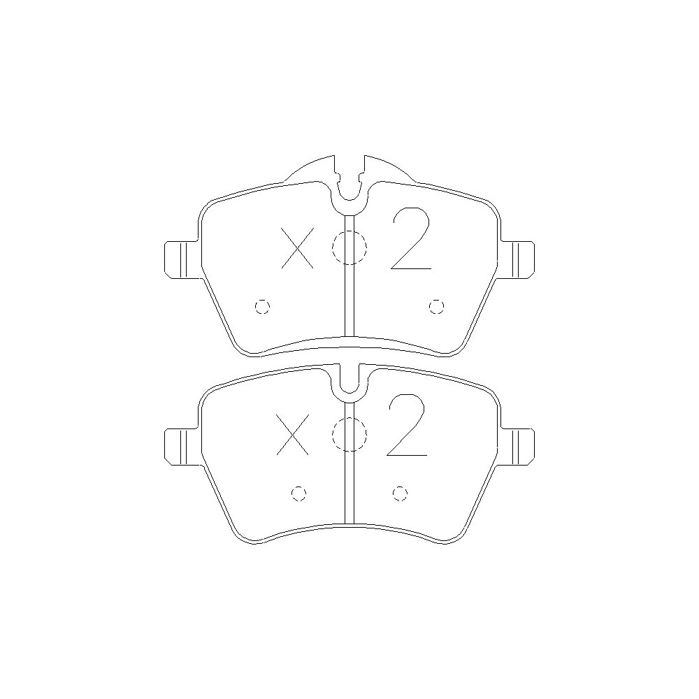 Bremsbeläge GT2I Race vorne MINI (R50-R52-R53) 1.6i 16V Turbo JCW 03-07 - GT-PR7840T - 3661768553565
