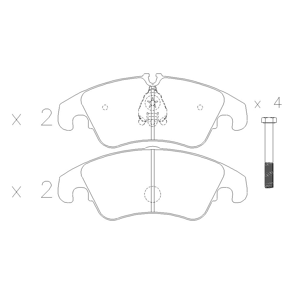 GT2i Race Rear brake pads for FORD Focus 2.5i 20V Turbo RS 305 hp 2004-12 - Brake calipers Trw  - GT-PR7916T - 3661768553572