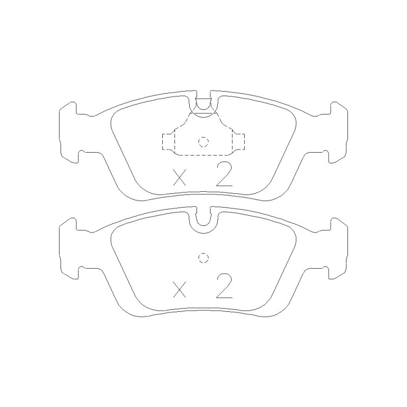 Bremsbeläge GT2I Club vorne BMW 3 Series 318 i 10.93 - 02.98 - GT-PC1260 - 3661768552605