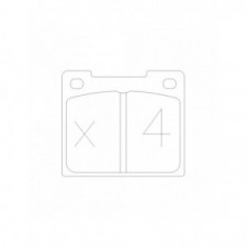 Bremsbeläge GT2I Race hinten Citroen C2 R2, R2 Max, 1,6 16V