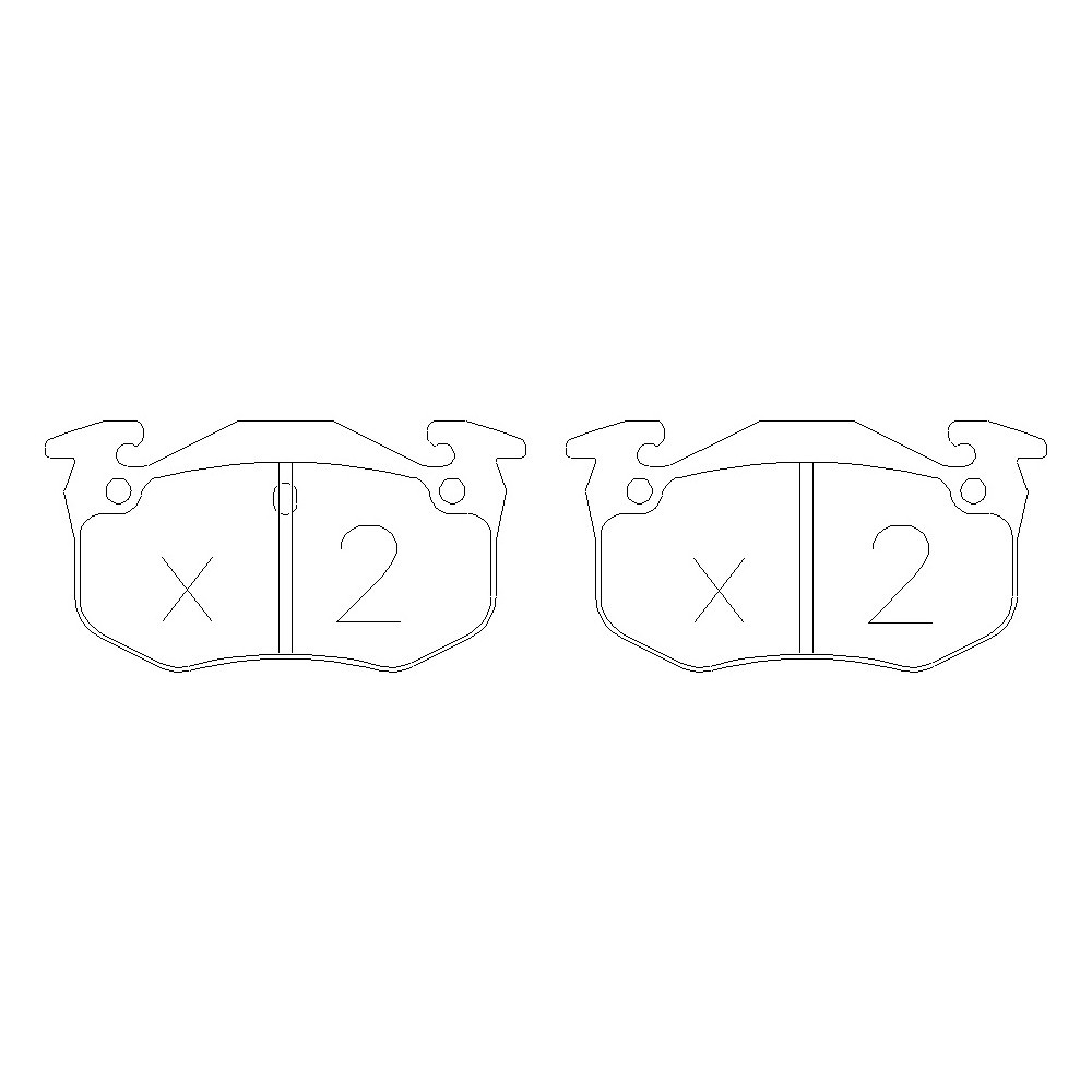 Pastillas de freno traseras GT2i Race para CITROEN Saxo 1.6i 16V Challenge - Pinze freno Bendix - GT-PR0400T - 3661768552995
