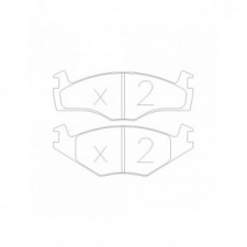 Plaquettes de frein GT2i Race Avant pour VOLKSWAGEN Golf II 1.8i GT, 1.8i GTI 1983-91 - Etriers de frein KH