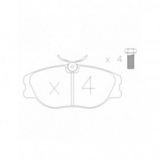 Pastiglie freno anteriori GT2i Race per RENAULT Clio II 2.0i 16V RS Cup - Pinze freno Girling