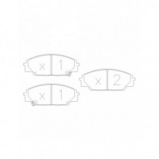 Pastiglie freno anteriori GT2i Race per HONDA Civic (FN) 2.0i 16V Type R Gr N - Pinze freno Akebono