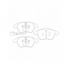 Plaquettes de frein GT2i Race Avant pour AUDI A3 - A3 Quattro (8P) 1.4i TFSi, 1.8i TFSi, 2.0i FSi, 2.0i TFSi, 2.0 TDi 2004-12 - 