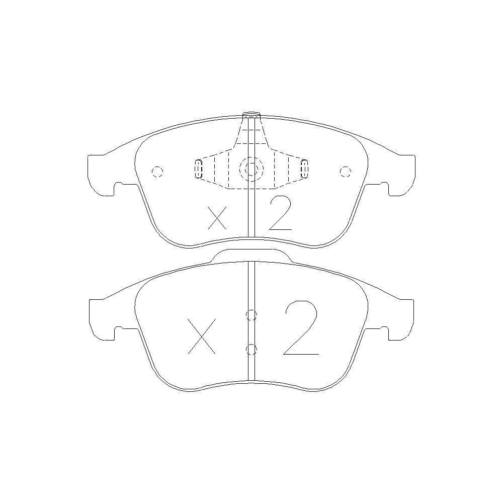 GT2i Race Rear brake pads for RENAULT Megane III 2.0i 16V TCe 180 hp, 2.0 dCi 2008-16 - Brake calipers Ate  - GT-PR8192T - 3661768553596