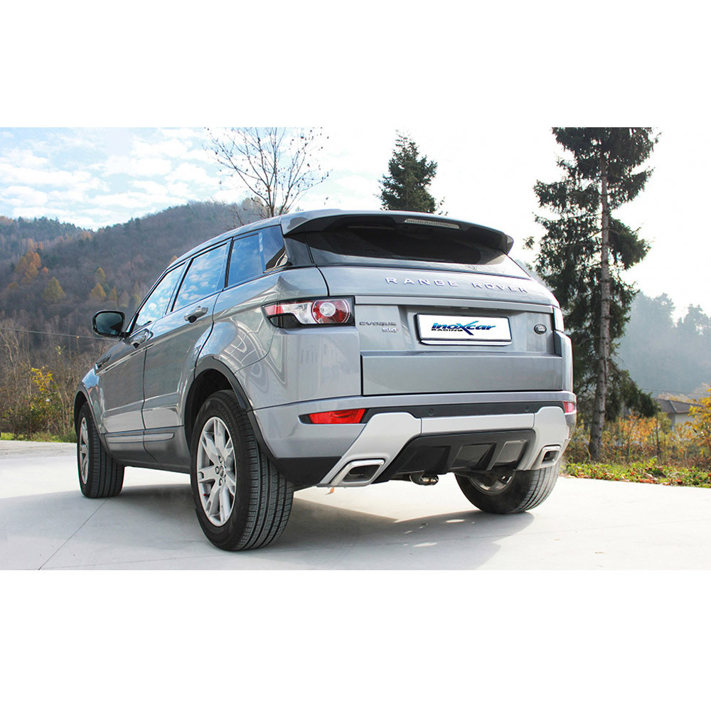 Echappement Inoxcar Silencieux Arrière droit+gauche LAND ROVER EVOQUE 2.2 sd4 190cv après 2011 2.0 240cv - IC-LAREVO03 - LAR.EVO.03 - 3661768212684