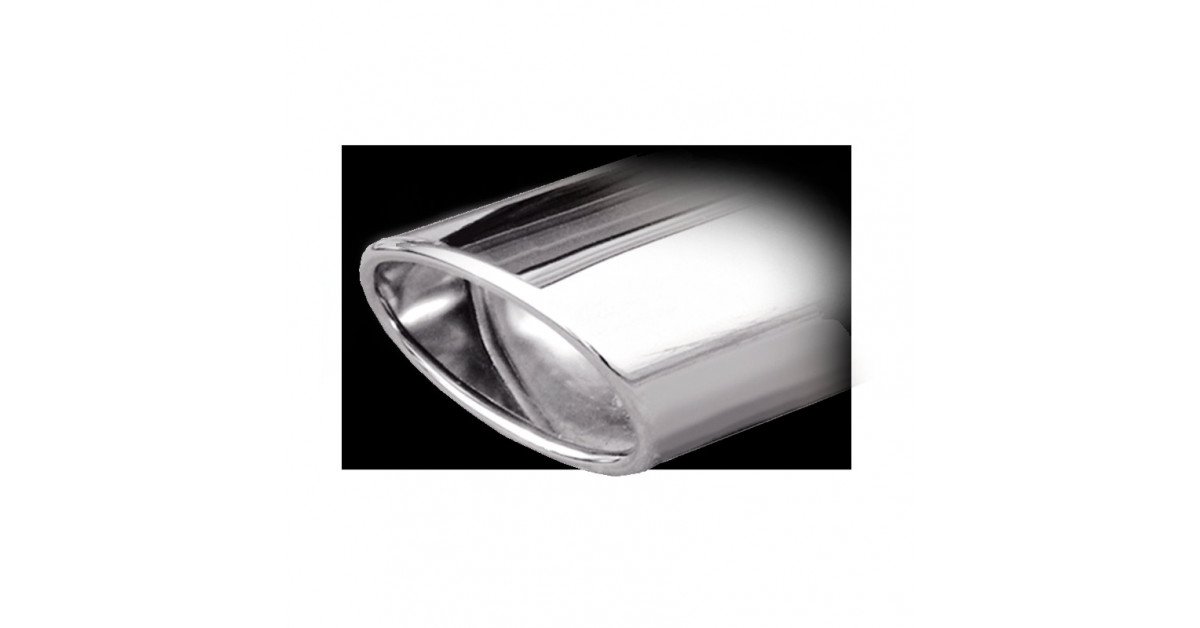 Scarico Inoxcar senza Silenziatore Terminale 1X150X105 Obliquo destra+sinistra MERCEDES CLASSE A (W176) 250 1.6 TURBO (90cv)