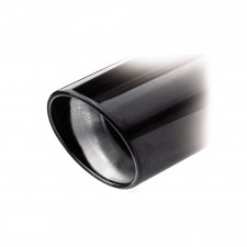 Scarico Inoxcar Silenziatore Terminale 2X80 X-RACE BLACK EDITION AUDI A3 (Tipo 8P) 1.9 TDI (105CV) dopo il 2003 diam 55