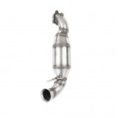 Edelstahlrohr für PEUGEOT 208 1.6 16V TURBO GTI 30TH 208cv 2015- Durchm.55