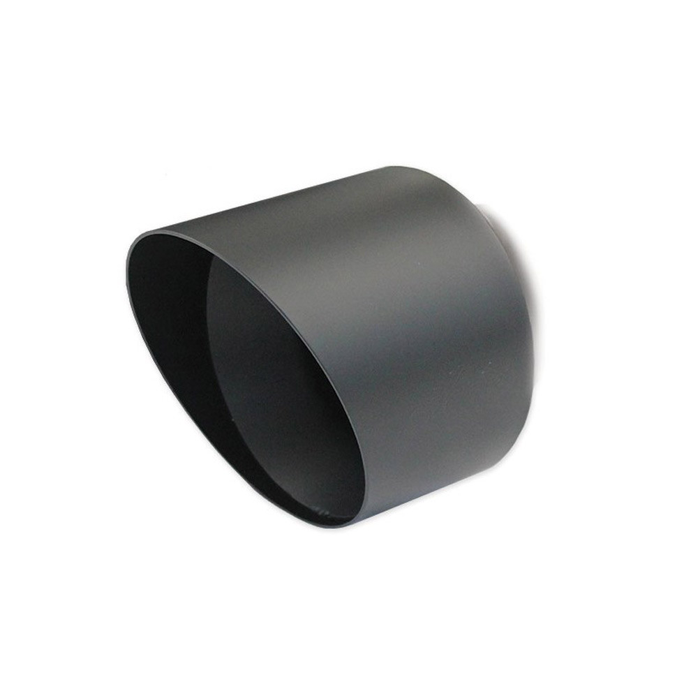 Posteriore acciaio inox 114mm nero ceramica DX+SX ALFA ROMEO STELVIO 2.0 Turbo Q4 200cv 2017- - IC-ALSTE02114CBK - ALSTE.02.114CBLACK - 3661768558348