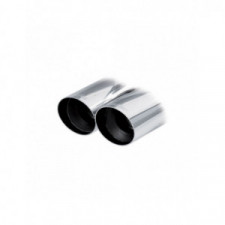Edelstahl Terminal frei 2x80mm Racing D+G AUDI S3 8V 2.0 TFSI 300hp 2013-