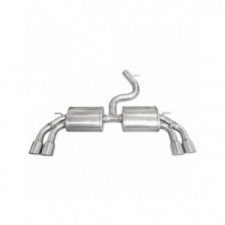 Terminal Edelstahl 2x80mm Racing D+G AUDI S3 8V 2.0 TFSI 300hp 2013-