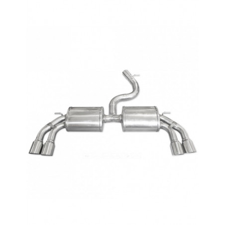 Terminal Edelstahl 2x80mm Racing D+G AUDI S3 8V 2.0 TFSI 300hp 2013-