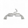 Terminal Edelstahl 2x80mm Racing D+G AUDI S3 8V 2.0 TFSI 300hp 2013-
