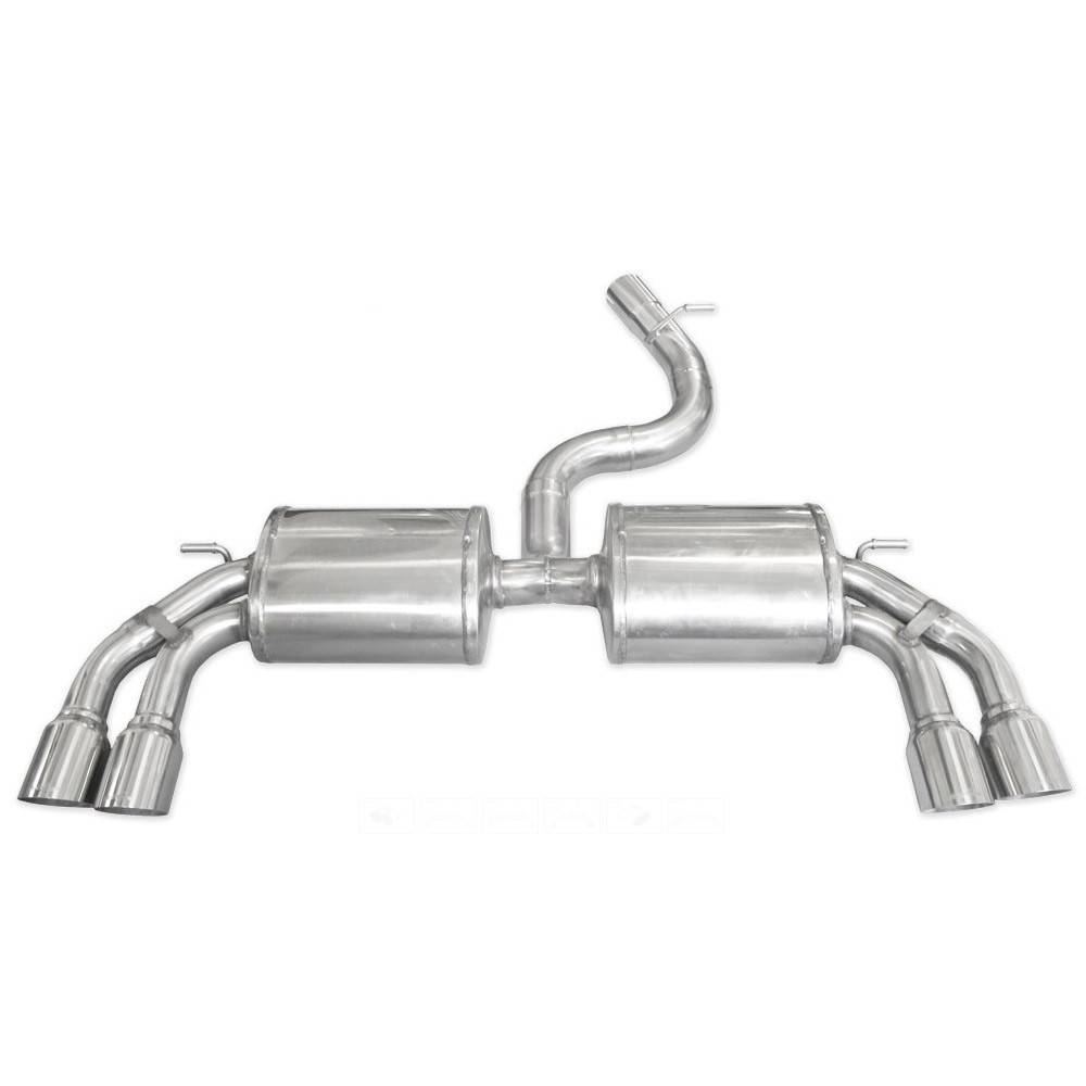 Terminal Edelstahl 2x80mm Racing D+G AUDI S3 8V 2.0 TFSI 300hp 2013- - IC-AUS305RA - AUS3.05.RA - 3661768558546