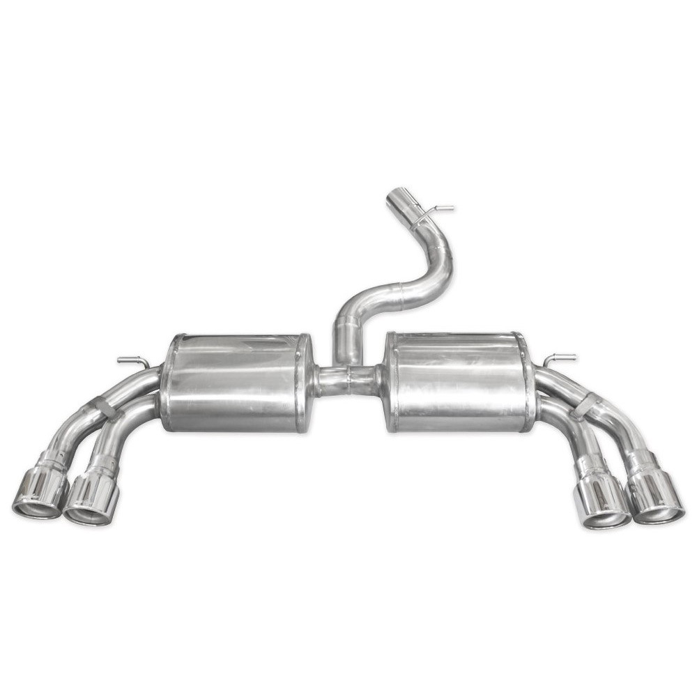 Rear silencer, end pipe 2x80mm X-Race LHS+RHS AUDI S3 8V 2.0 TFSI 300cv 2013- - IC-AUS305XR80 - AUS3.05.XR80 - 3661768558553