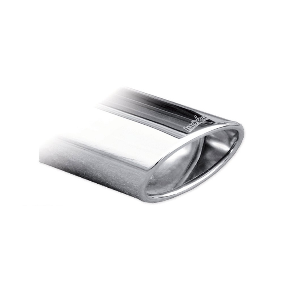 Terminal Edelstahl 120x80mm BMW E87 118D 2.0 143cv 2008- Durchm.55 int. - IC-BME8704SB - BME87.04.SB - 3661768558614