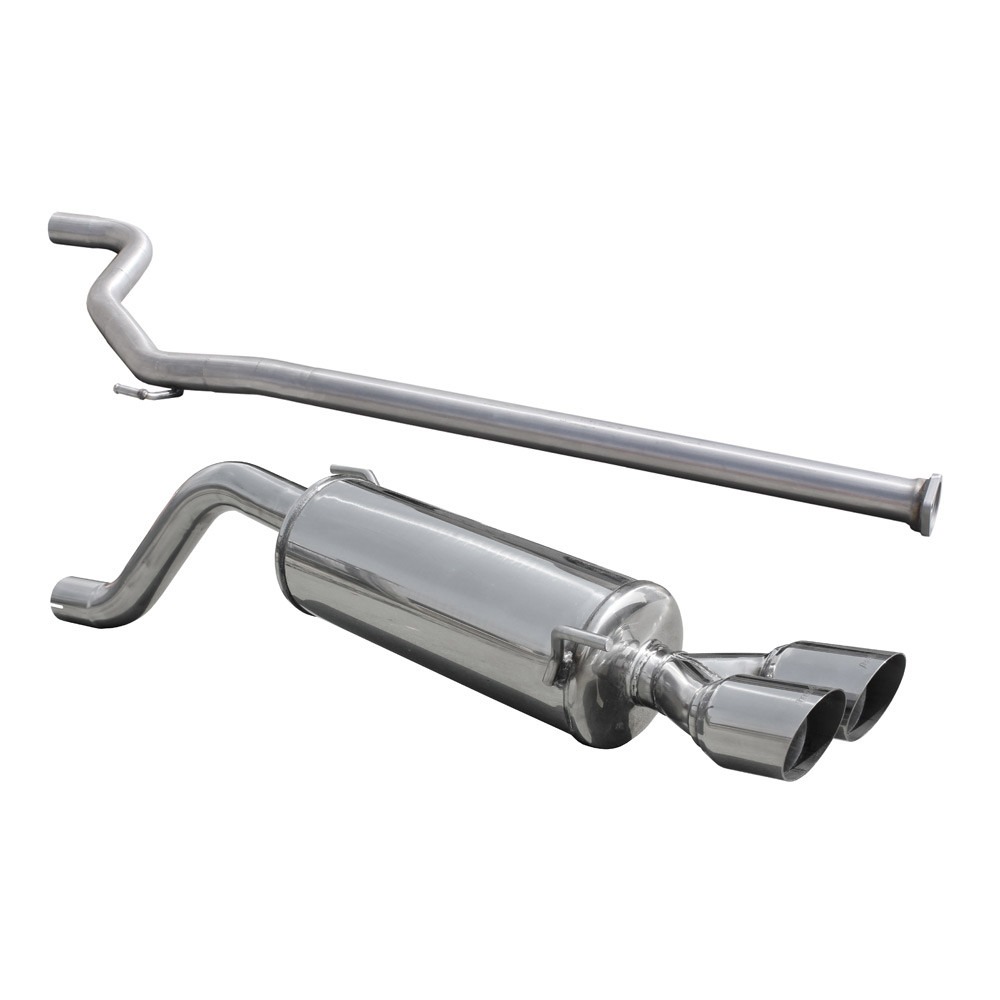 Catback 2x76mm Racing INOX ABARTH PUNTO EVO 1.4 TURBO MultiAir 165CV 2010- diam.55 - IC-CATBACK44 - CATBACK.44 - 3661768558829