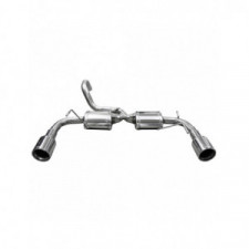 Posteriore acciaio inox 102mm DX+SX ABARTH 695 TRIBUTO FERRARI 180CV 2009- diam.48