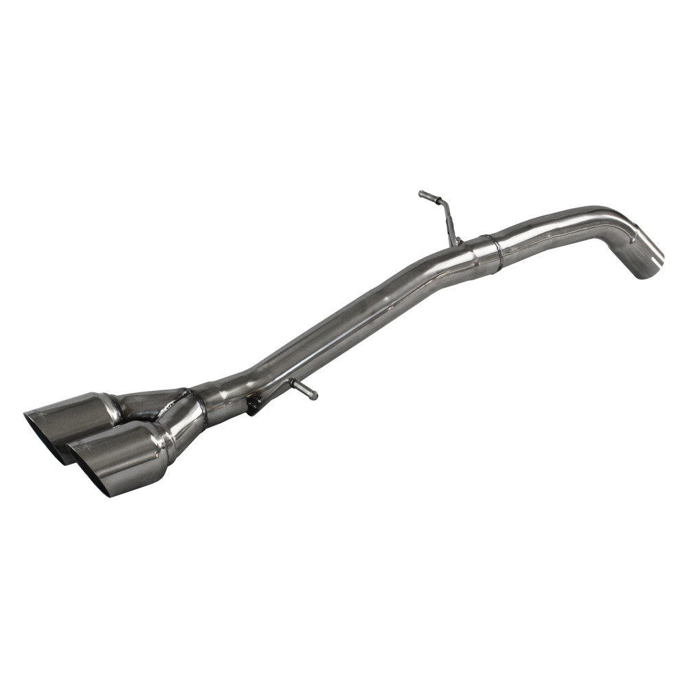 Edelstahl Terminal frei 2x80mm Racing FORD FIESTA 7 1.6 ST 182CV 2013- Durchm.54 - IC-FOFI23RA - FOFI.23.RA - 3661768559185