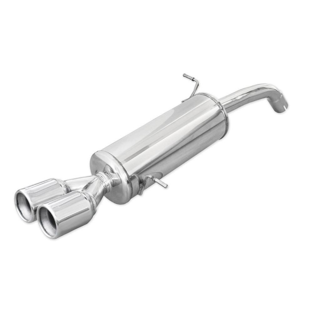 Terminal Edelstahl 2x80mm FORD FIESTA 7 ST 1.6 200CV 2013- Durchm.54 - IC-FOFI24D80 - FOFI.24.D80 - 3661768559215