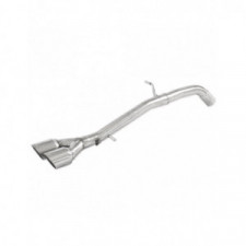 Edelstahl Terminal frei 2x80mm Racing FORD FIESTA 7 ST 1.6 200CV 2013- Durchm.54