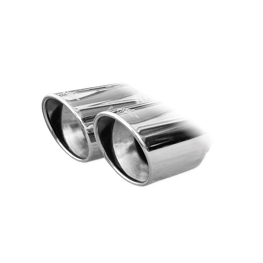 Posteriore acciaio inox 2x90mm X-Race MINI COOPER F55-F56 2.0 S CABRIO 192cv 2014- - IC-MICO24XR90 - MICO.24.XR90 - 3661768560402
