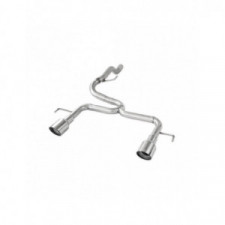 Posteriore  senza silenziatore acciaio inox 102mm Racing DX+SX OPEL CORSA E OPC 1.6i TURBO 207cv 2015- diam.54,5
