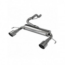 Posteriore acciaio inox 102mm Racing DX+SX OPEL CORSA E OPC 1.6i TURBO 207cv 2015- diam.54,5