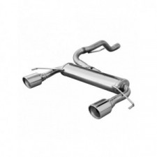 Edelstahl Terminal 100mm X-Race D+G OPEL CORSA E OPC 1.6i TURBO 207cv 2015- Durchm.54,5