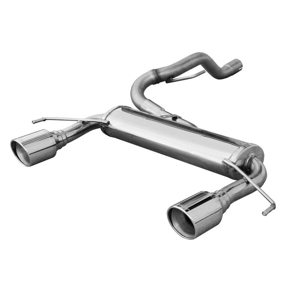 Rear silencer, end pipe 100mm X-Race LHS+RHS OPEL CORSA E OPC 1.6i TURBO 207cv 2015- diam.54,5 - IC-OPCO21XR10 - OPCO.21.XR10 - 3661768560464