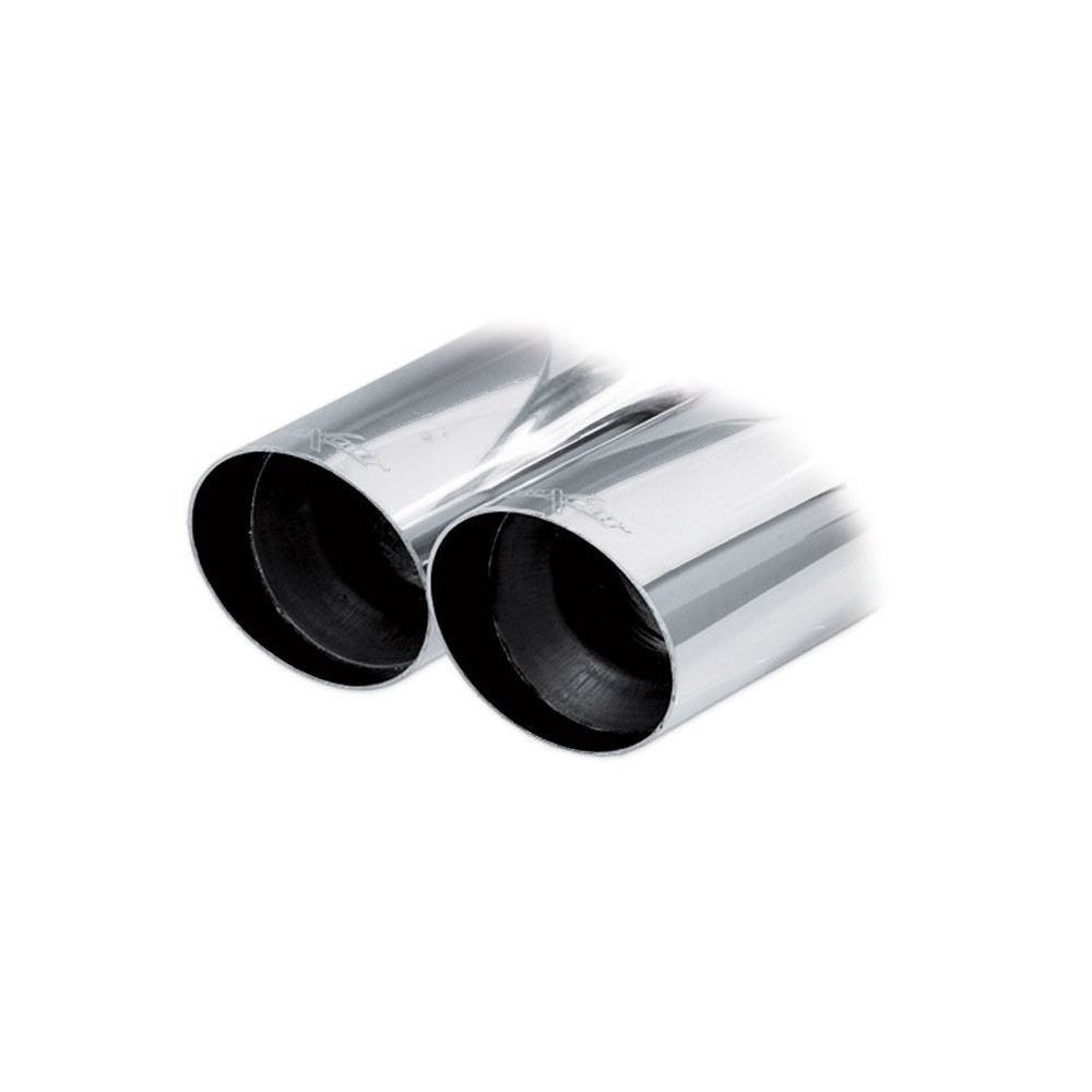 Posteriore acciaio inox 2x80 Racing AUDI A3 8P SPORTBACK 2.0 TDI 170CV 2003- - IC-OVAU26RA - OVAU.26.RA - 3661768560525